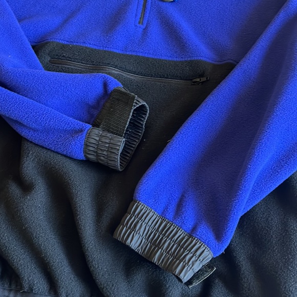 90s NWT Fleece Colorblock Pullover Gap Tech - Picture 3 of 7